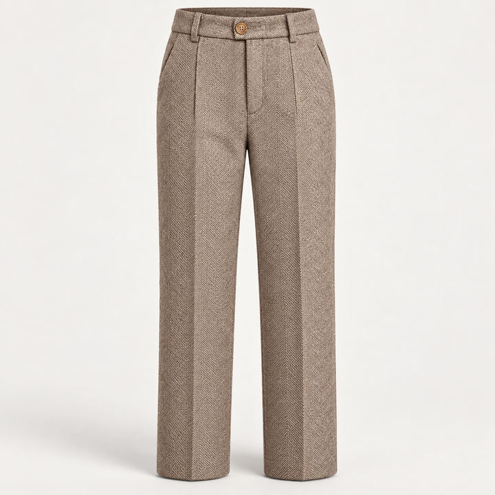 Avery Herringbone Trousers