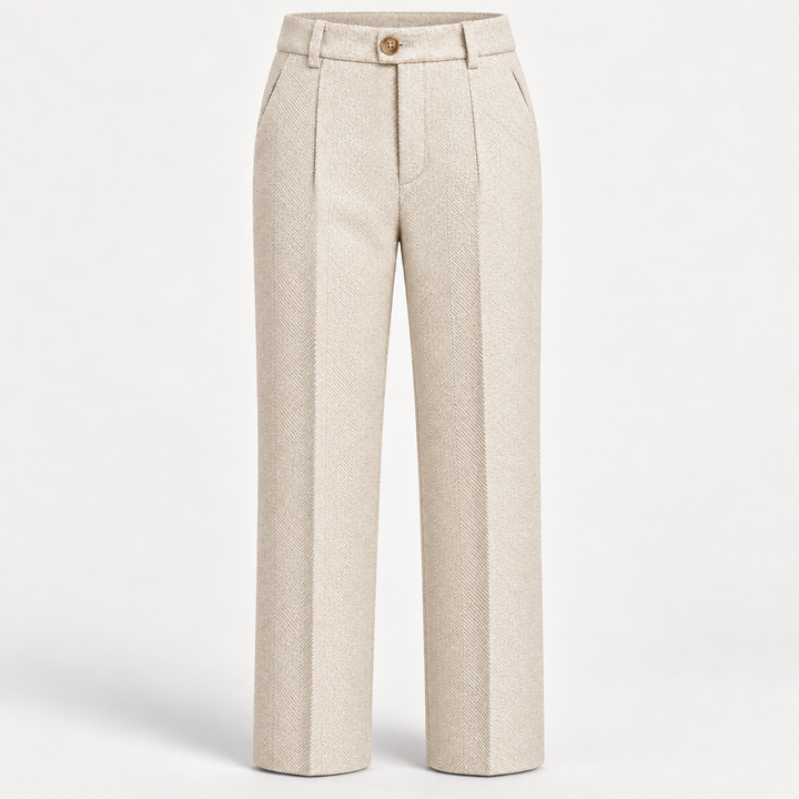 Avery Herringbone Trousers