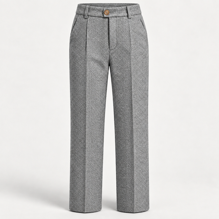 Avery Herringbone Trousers