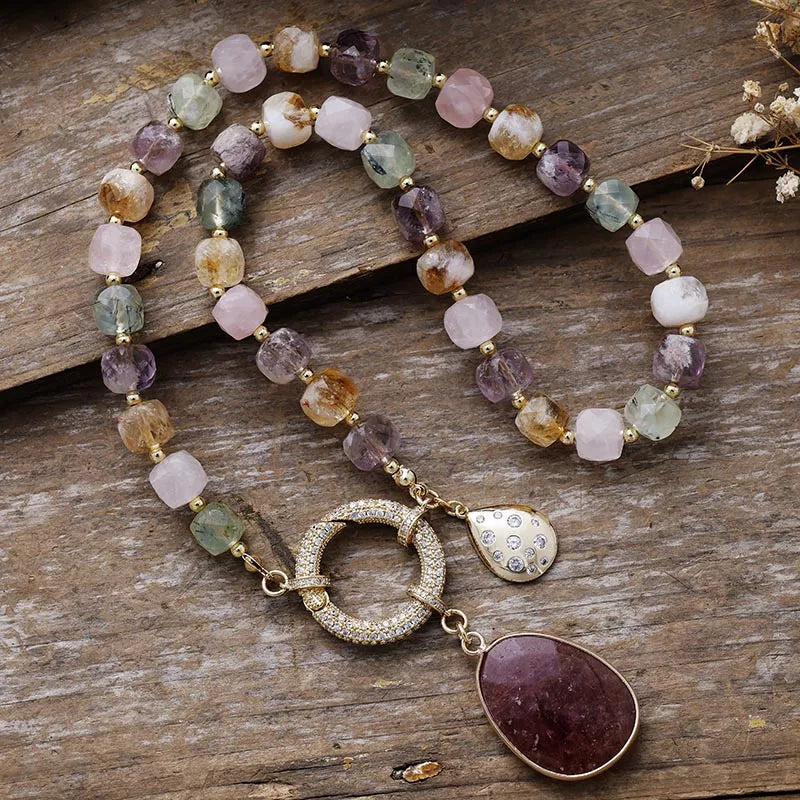 Gaia Natural Stone Necklace