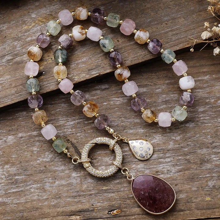 Gaia Natural Stone Necklace