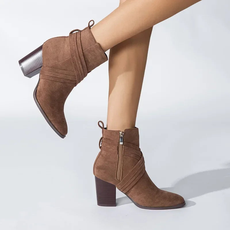 Viera Block-Heel Boots