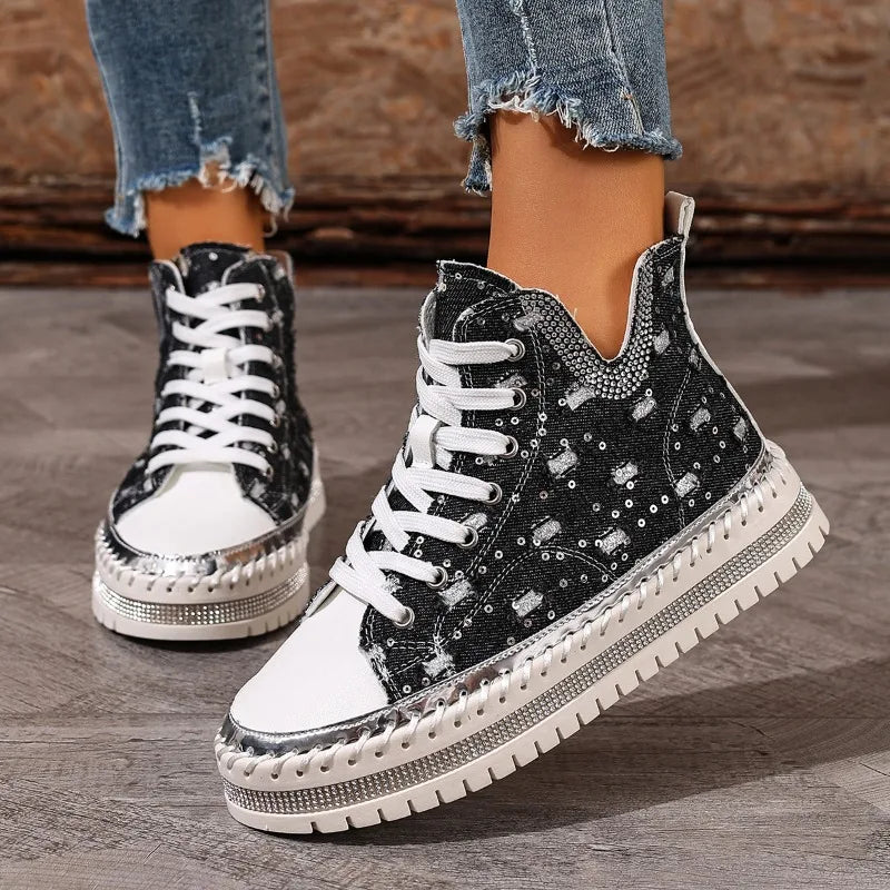 Riley Denim High Tops