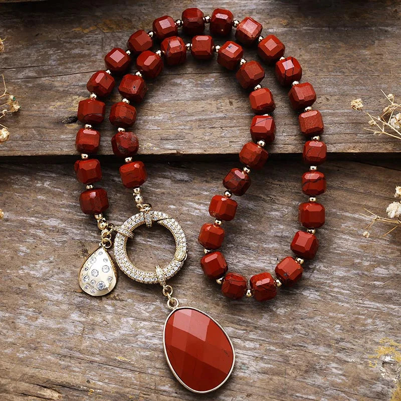 Gaia Natural Stone Necklace