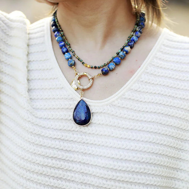 Gaia Natural Stone Necklace