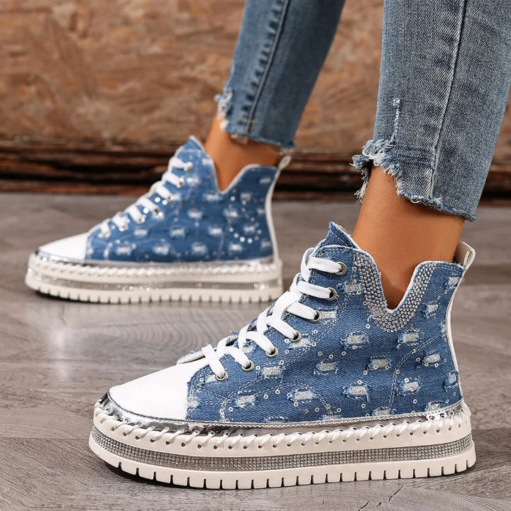 Riley Denim High Tops