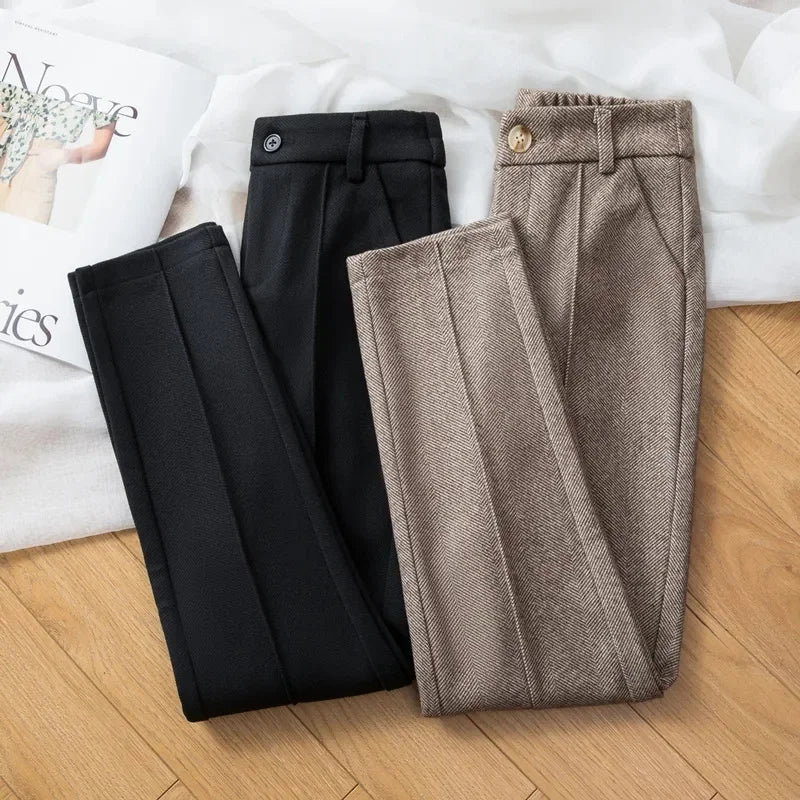 Sabine Herringbone Trousers