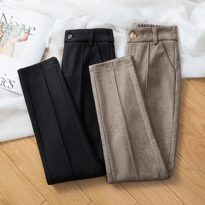 Sabine Herringbone Trousers