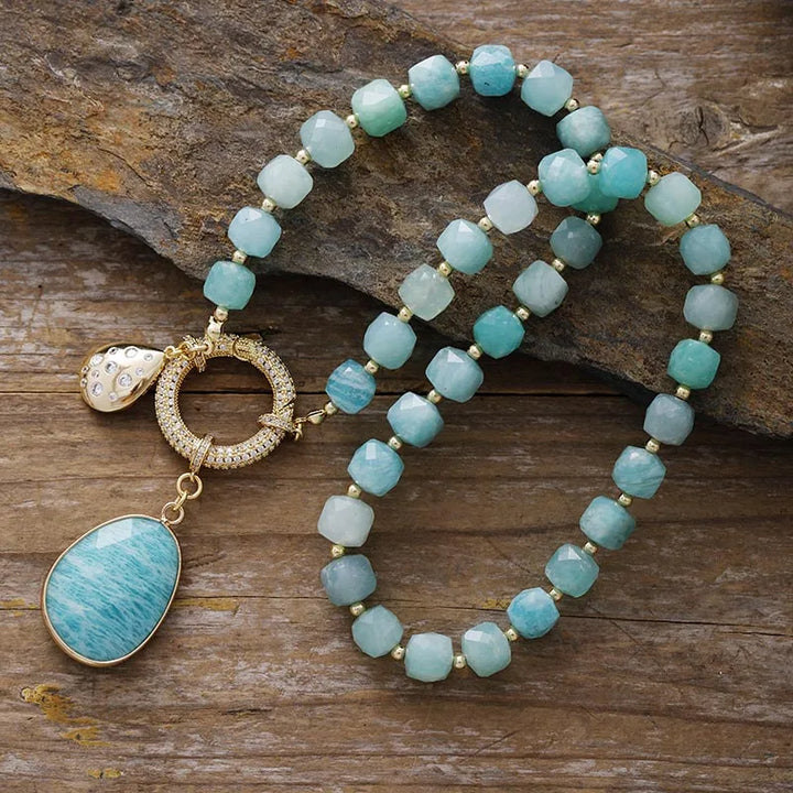 Gaia Natural Stone Necklace