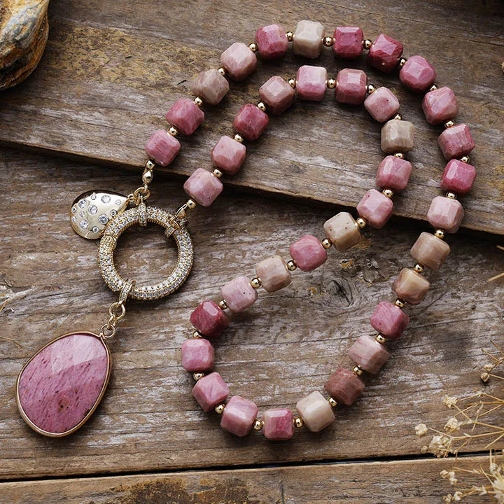Gaia Natural Stone Necklace