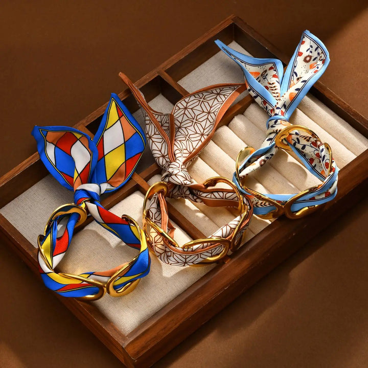 Amelie Silk Bangle