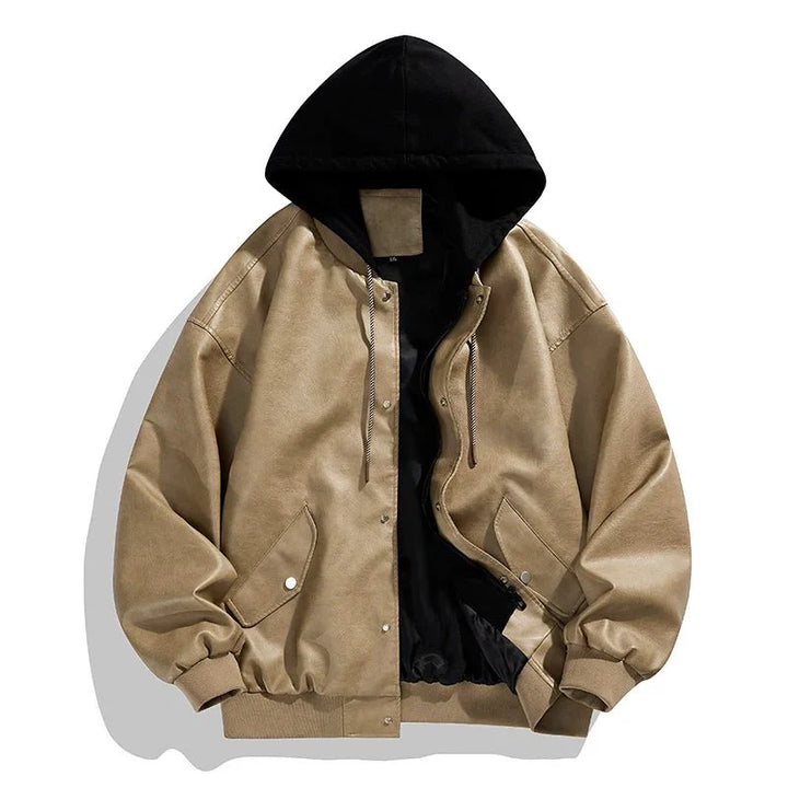 Rogue Leather Hoodie
