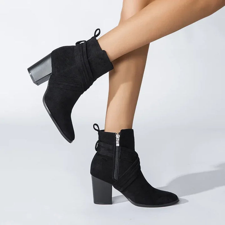 Viera Block-Heel Boots