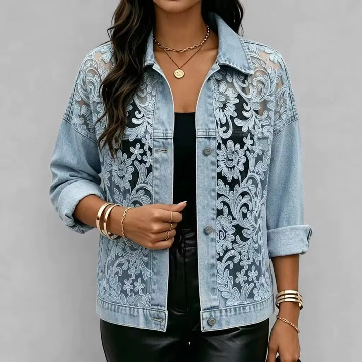 Elowen Lace Denim Jacket