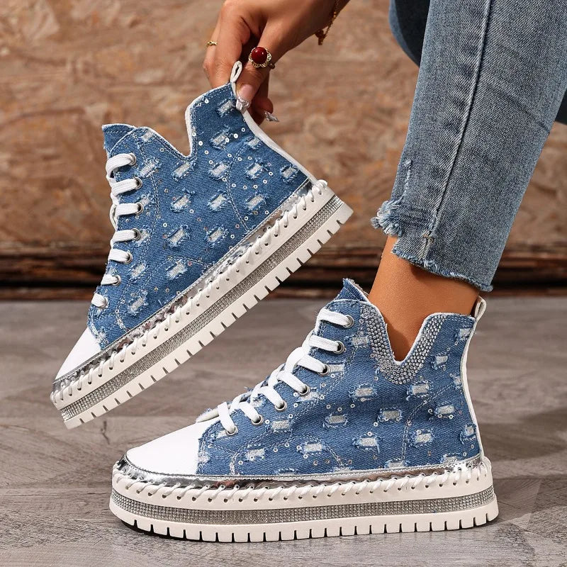 Riley Denim High Tops