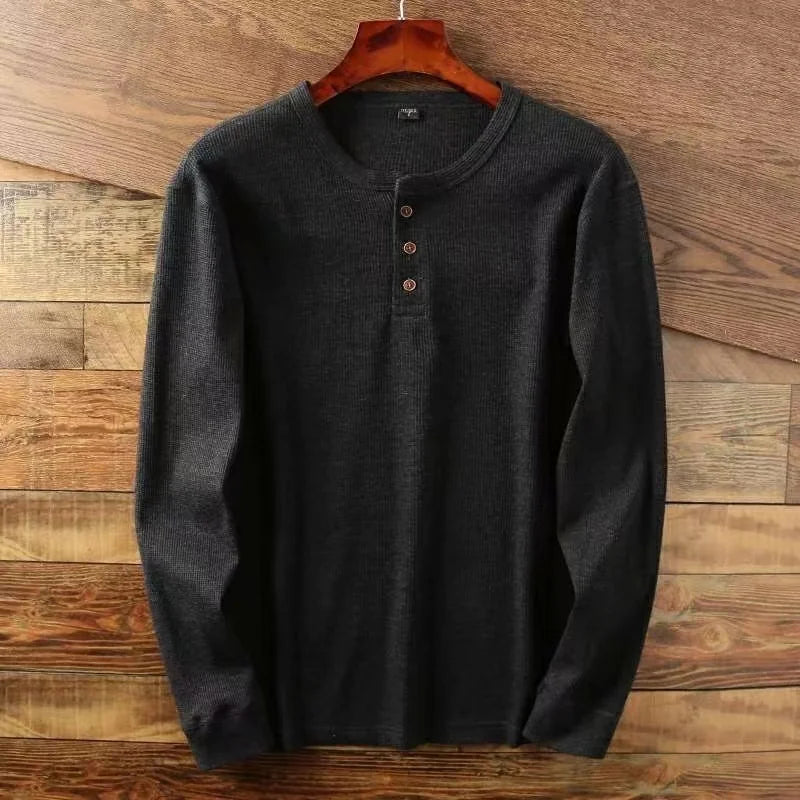 Highland Cotton Henley Shirt