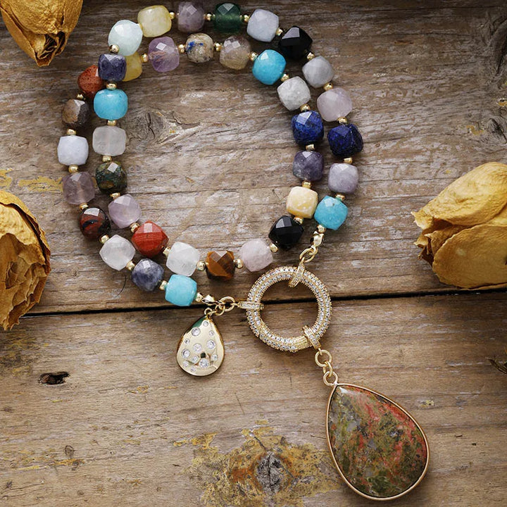Gaia Natural Stone Necklace