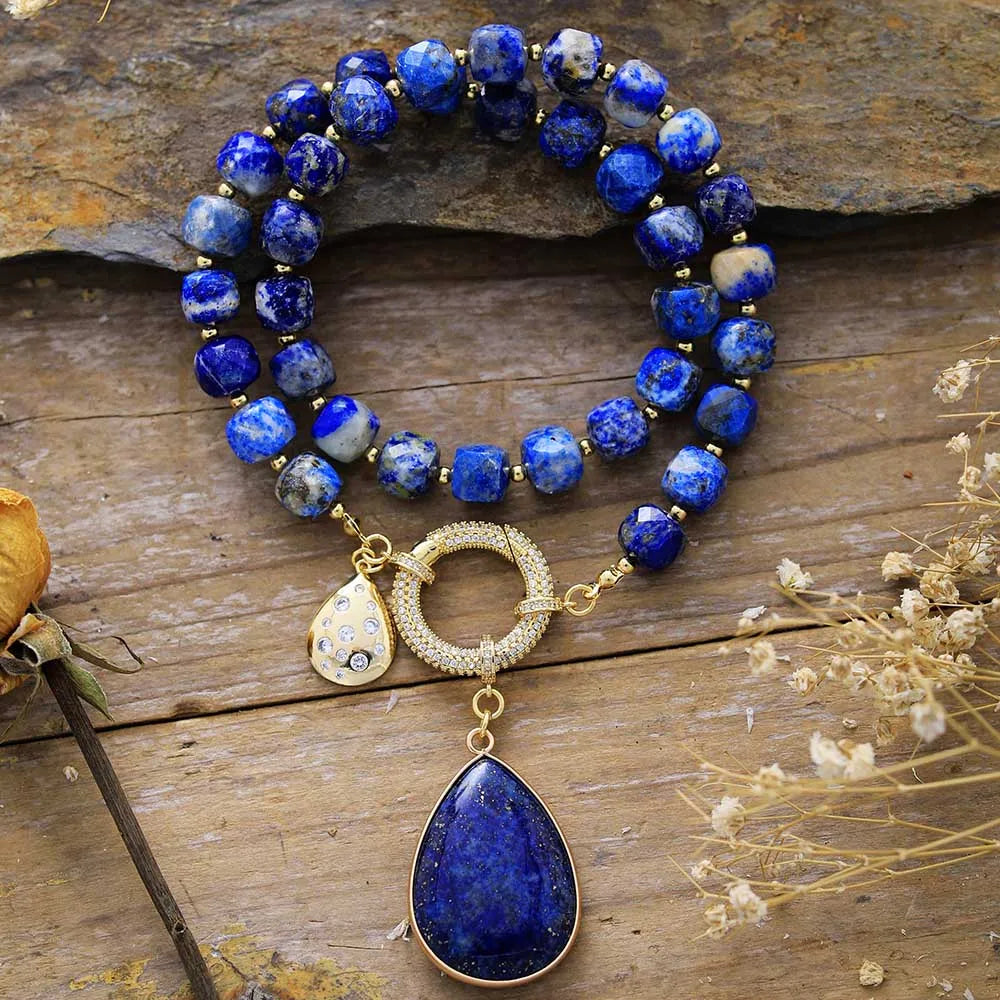 Gaia Natural Stone Necklace